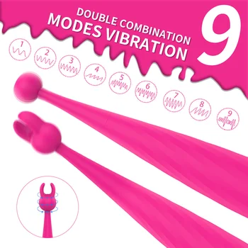 9 Vibracijos Režimai Rašiklio Formos Dizainas Moterys Masturbator Vibratorius G-spot Antgalis Klitorio Skatinti USB Įkrovimą, Vandeniui atspari Sekso Žaislai