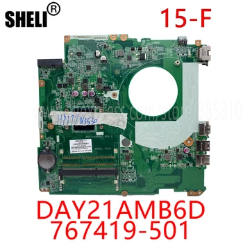 SHELI HP 15-F-17-F Plokštė DAY12AMB6D0 Su N3530 CPU 767419-501 767419-001 767419-601
