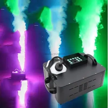 1500W LED Rūko Mašina Vertikalus Dūmų Mašina 24x9W Profesinės Fogger Scenos Įranga, 110/220V Pasirinktinai