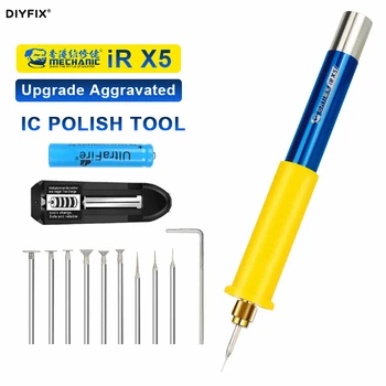 Mechanikas IR X5 Įkrovimo Belaidės Mini Electric Garving Pen Mobiliojo Telefono IC Chip Poliravimo, Šlifavimo, Pjovimo Įrankis Remontas