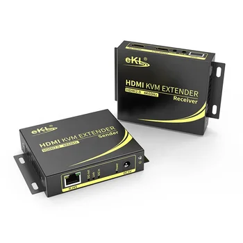 4K HDMI KVM extender HDMI 2.0 extender 100m su garso vietinės linijos iš