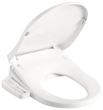 Aukštos Kokybės Higieniniai Balta apvali minkšta uždaryti vonioje elektros šildomos bidė smart tualeto sėdynės