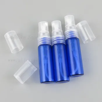 5vnt 4ml Maži Nešiojamieji Daugkartiniai Cobalt Blue kvepalai Purkštukai, Mini Stiklo Butelis Su Rūko Purškimo 4cc Kvepalų Bakas