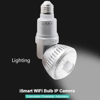 Naujas Stilius Lemputės Šviesos Home Security Wi-fi IP Kamera IB-175 Belaidžio P2P PROGRAMĖLĘ, Nuotolinio Valdymo VAIZDO Kamera, su Judesio Detekcija