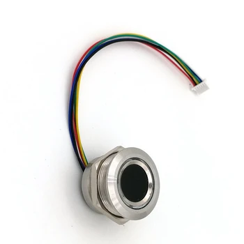 R503 Apskrito Turas RGB Žiedas Indikatorius LED Valdymo DC3.3V MX1.0-6Pin Capacitive pirštų Atspaudų Jutiklio Modulis Skaitytuvas