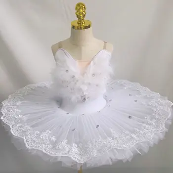 Vaikai Balta Baleto Mdc Mergaitėms Profesionalus Suknelė Mergaitė Vaikai 