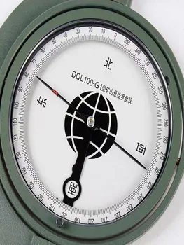 Sustabdytas Kasybos Kompasas Plastiko Gradiometer Antimagnetic Mano Kabinti Kompasas Su Pasvirimo Daviklis