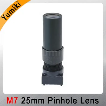 2MP 25mm pinhole Objektyvas CCTV Lens M7*0.35 mount Image Format 1/2.7