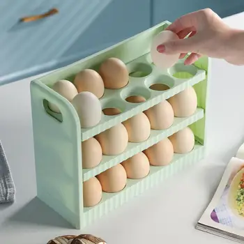 Kiaušinių Laikiklis Naudinga Nešiojamą Grįžtamasis Dizaino, Didelės Talpos, Kiaušinių stalčiuko Virtuvės Kiaušinių stalčiuko Kiaušinių Stovas