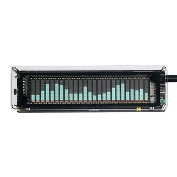 VFD2515 Muzikos Spektro LAIKRODIS Balso Kontrolės Lygio Indikatorius Ritmą Analizatorius VU Meter USB TIPO C 5V (12V