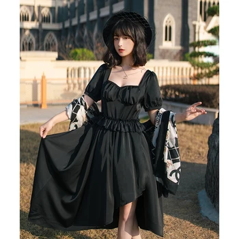 Gotikos rūmuose lolita dress senovinių nėrinių kolegija stiliaus aukšto juosmens viktorijos suknelė kawaii girl gothic lolita op loli cosplay