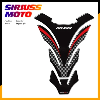 3D Anglies-atrodo Motociklo Bakas Trinkelėmis Raštas Lipdukai, Decal Atveju Honda CB400 CB 400