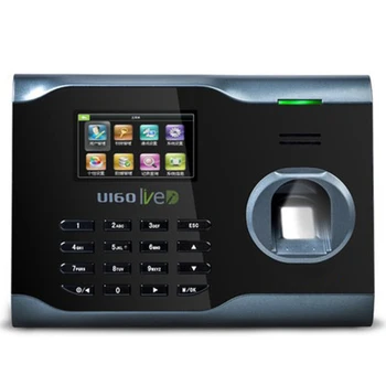 WIFI, TCP/IP, Biometrinių pirštų Atspaudų Kartą, Laikrodis, Diktofonas Lankomumo Darbuotojų Elektroninio Punch Reader Mašina U160 Laikas Įrašymo