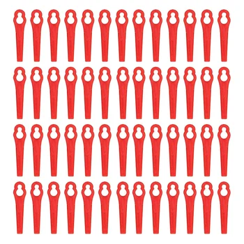 120 Plastiko Peilis Raudona Pakeitimo Peilis žoliapjovė Peilis, Už Belaidžius žoliapjovė (8X2X0.8Cm)