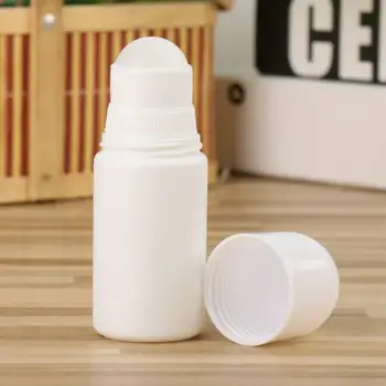50ml balto Plastiko Roll Butelis Kelionės Daugkartiniai Dezodorantas Konteineriai 