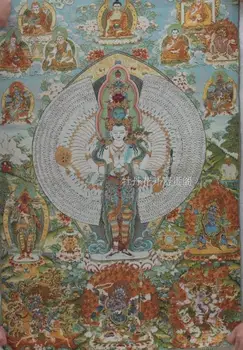 Kinijos Boutique kolekcija Thangka siuvinėjimo Litų-hand Bodhisattva schema