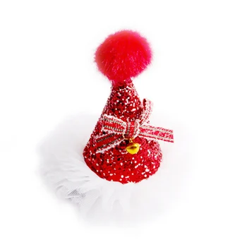 Kalėdų Stiliaus Skrybėlę Įrašą su Žvangučiais Odos Draugiškas Įmonė neslidus Hairband Merginos Mielas Plaukų Aksesuaras
