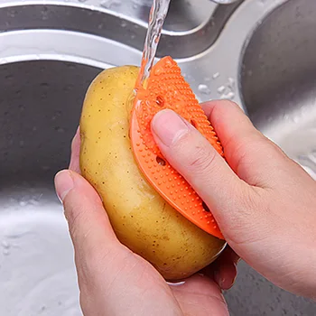 1Pcs Daugiafunkcinis Vaisių, Daržovių Įrankiai Lengva Valyti Šepečiu Bulvių Virtuvės Namų Dalykėlių