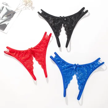 Sexy Nėrinių G-string Atidaryti, Ne Imtis Off Kelnės Moterims, T-string Kelnaičių Diržas Underwears