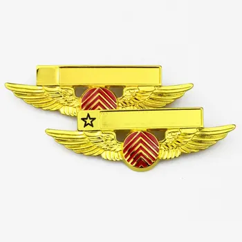 custom cinko lydinio, aukso ženkleliai pigius metalo pilotas sparnus pin ženklelis