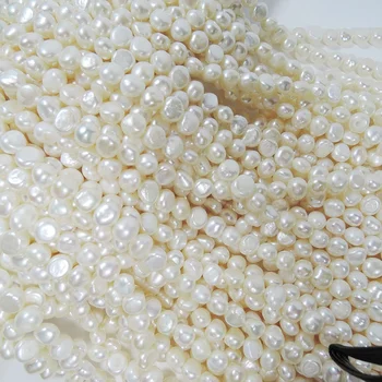 Gamtos Baroko prarasti didmeninė gėlavandenis perlas kryptis Aukštos kokybės 6-7 mm grynuolis