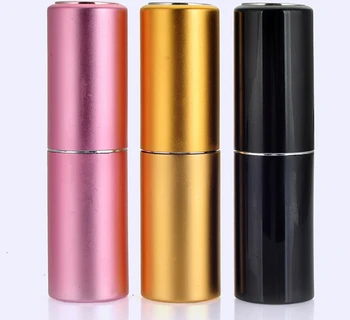 8ML Mini Nešiojamieji Daugkartiniai Aliuminio Kvepalų Buteliukas Su Purkštuvu Tuščias Parfum Stiklinis Vamzdelis 100vnt/daug