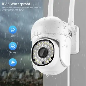 1080P Belaidžio PTZ Wifi Stebėjimo Kameros 2MP, Lauko Kamera, Smart Home Auto Stebėjimo IP Apsaugos Kameros CCTV Vaizdo Monitorius