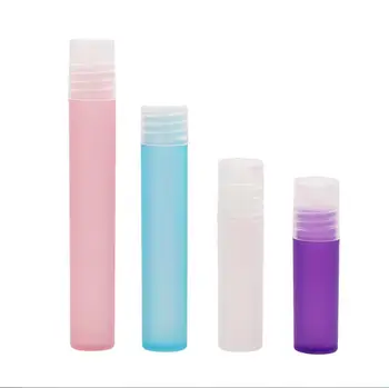 8ML pusiau skaidraus plastiko roll butelis su plieno/PP kamuolį, paakių kremas,kvepalai,essentical aliejaus,lūpų blizgesys butelis