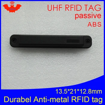 UHF RFID anti-metalo žymeklį 915mhz 868mhz Higgs3 EPCC1G2 6C 13.5*21*12.8 mm tvirtos ABS gyvūnų laikymo lentynos smart card pasyvus RFID