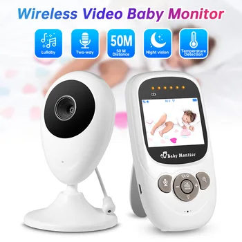 Fuers 2,4 colių Belaidžio Digital Video Baby Monitor Rezoliucija Kūdikių Auklė Saugumo Kameros Naktinio Matymo Temperatūros Stebėjimas