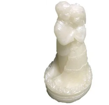 3D Silikoninis rankų darbo Muilas/Žvakė pyragas apdaila Pelėsiai-Vestuvių Pora