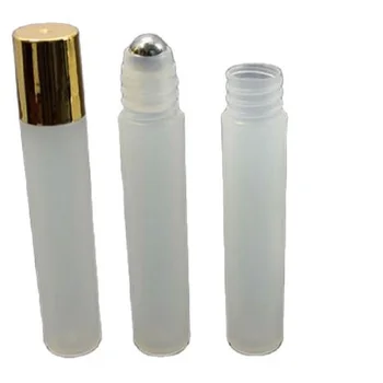 5ML 5G Roll Butelis su Aukso Bžūp Stiklo Granulių Metalo, Plieno Rutuliuko, Paakių Kremas Mėginio Buteliukas, Kosmetikos Pakuotės,50 Vnt./Daug