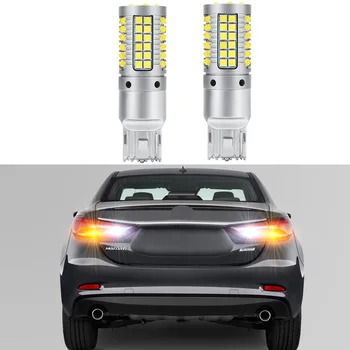 Dėl Mazda 6 GL 2014 m. 2015 m. 2016 m. 2017 LED Lemputes, Šildomi Posūkio Signalo Atsarginės Atbulinės eigos Lemputės Canbus