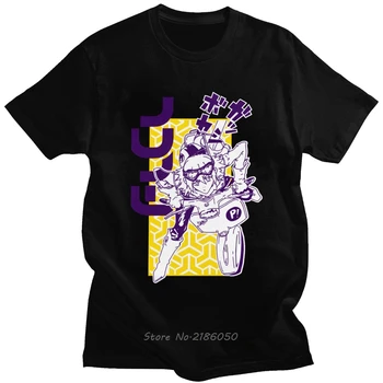 Kietas Fooly Cooly T Marškinėliai Vyrams Trumpas Rankovėmis Vasarą Japonijoje Anime Haruko Haruhara FLCL T-Shirt O-kaklo Harajuku Medvilnė Tee Dovana